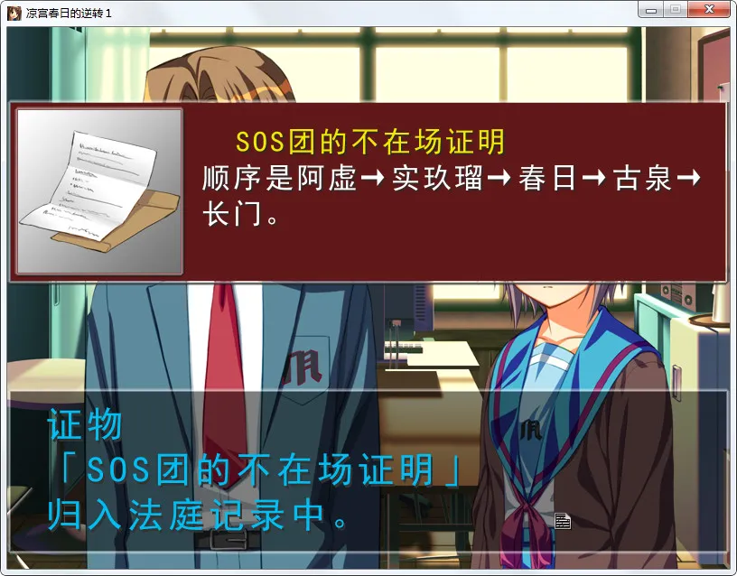 点击放大 凉宫春日的逆转