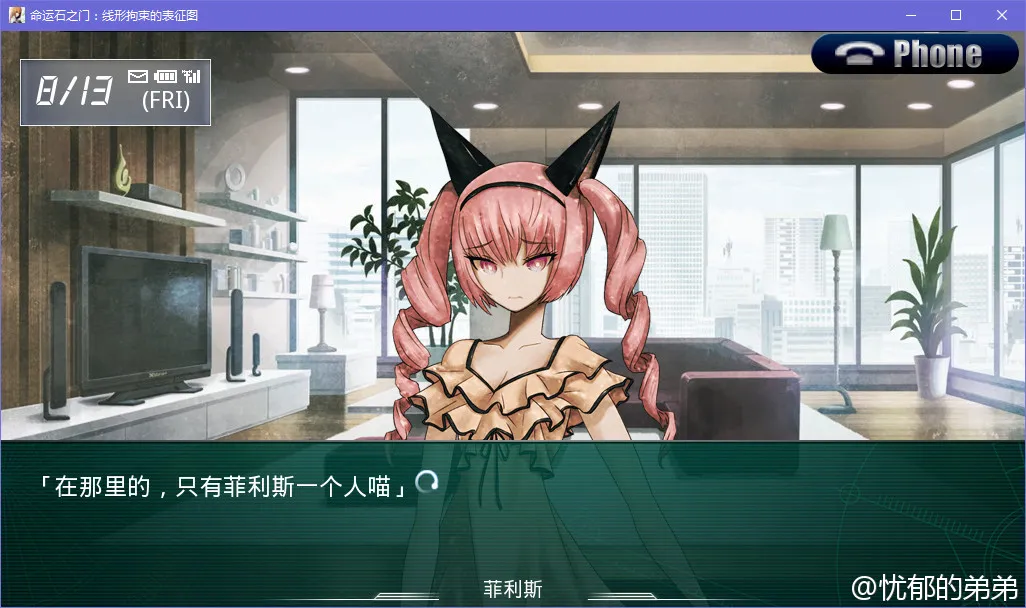 点击放大 命运石之门:线形拘束的表征图